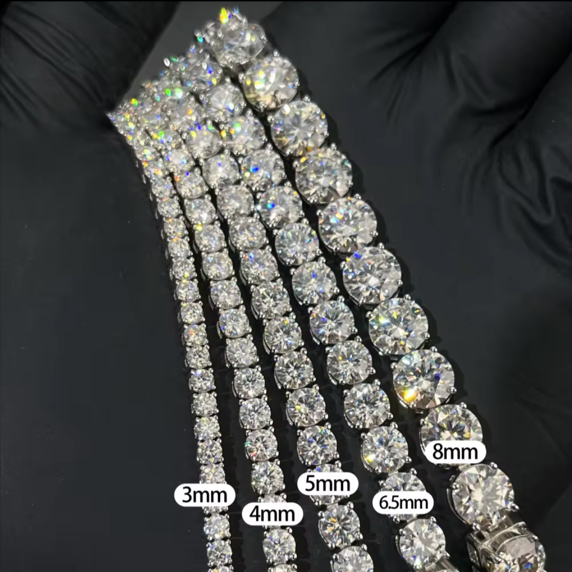 Classic S925 VVS Moissanite Tennis Chain