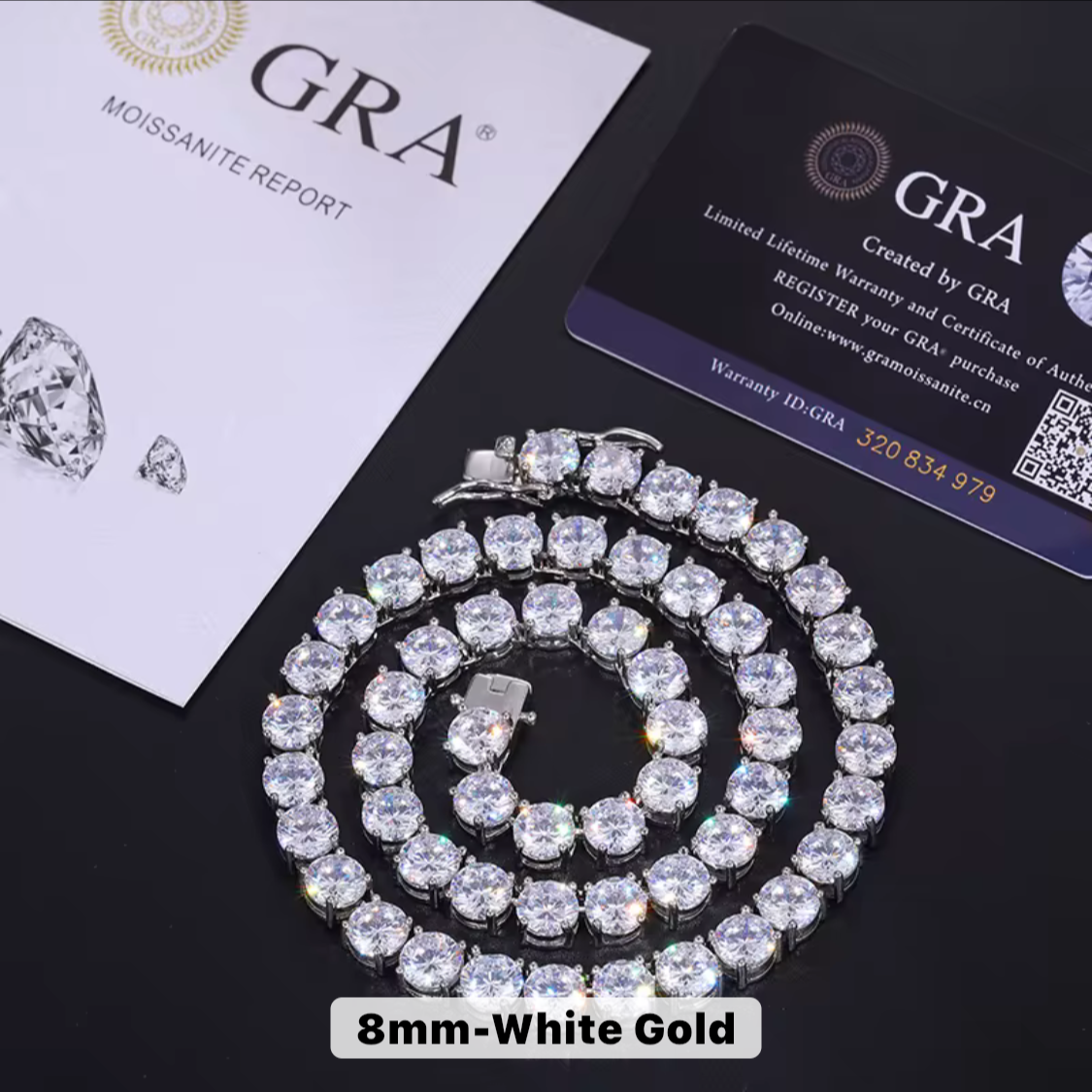 Classic S925 VVS Moissanite Tennis Chain
