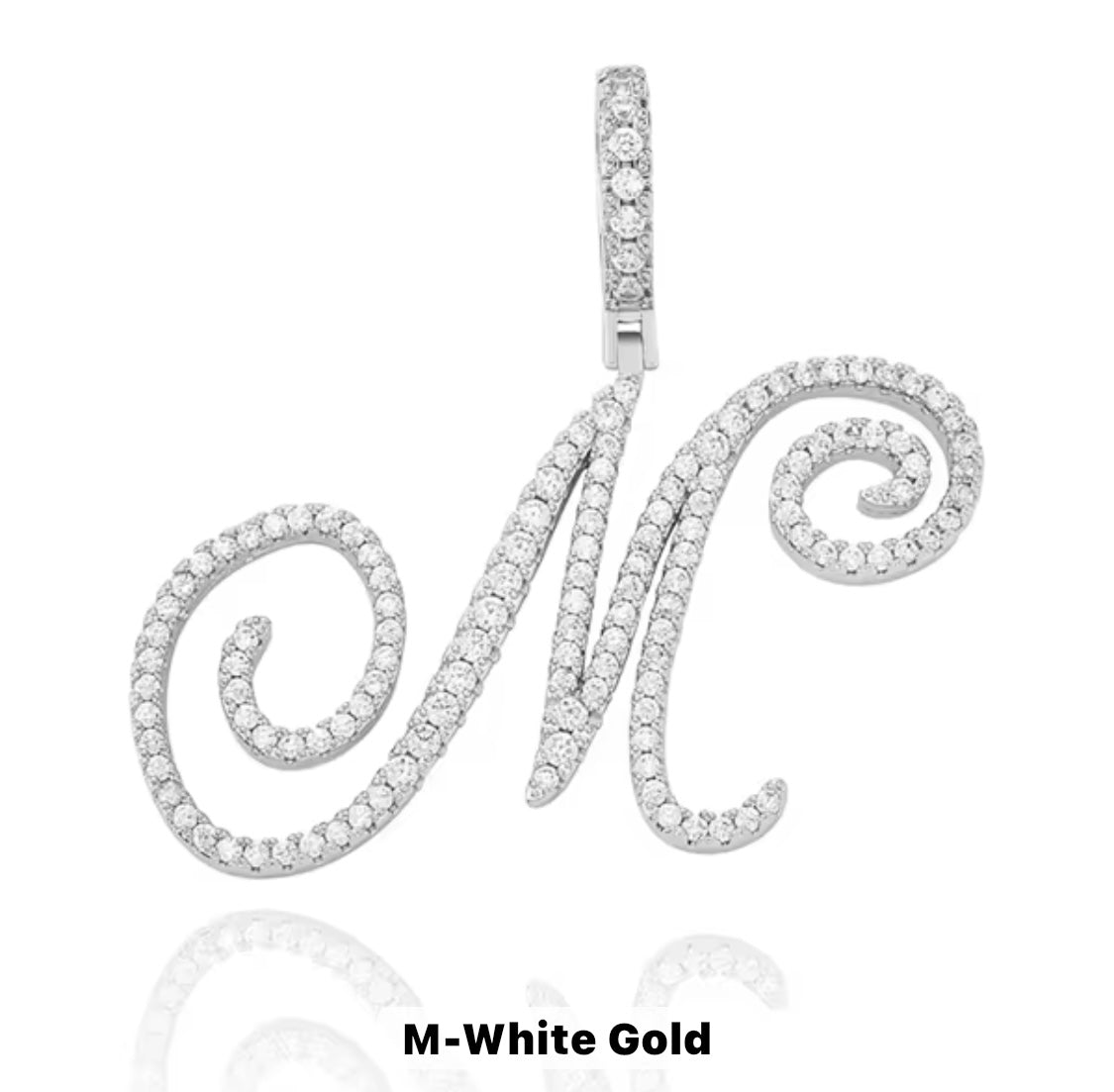 VVS Moissanite Letter Pendant