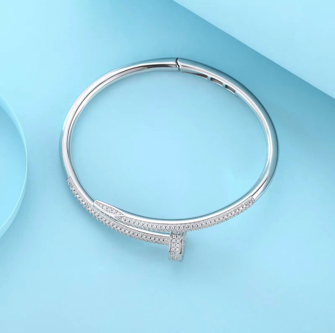 VVS1 Moissanite S925 Spike Glam Cuff