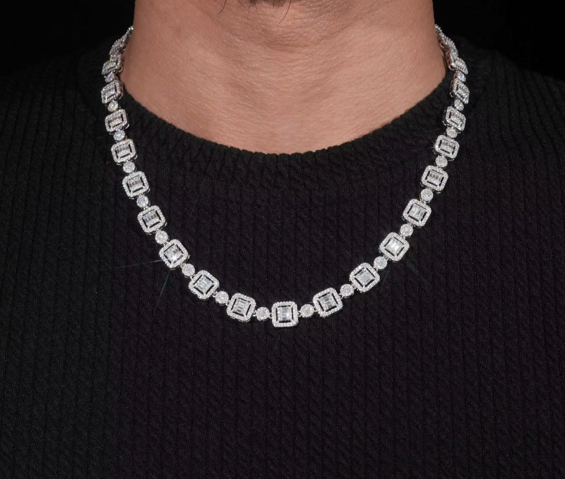 9.5mm Moissanite Imperial Ice lInk