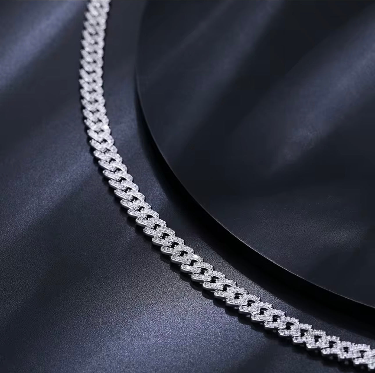 6mm S925 Silver Miami cuban link Bracelet