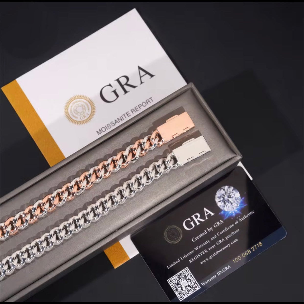 Two Tone Cuban Link Bracelet
