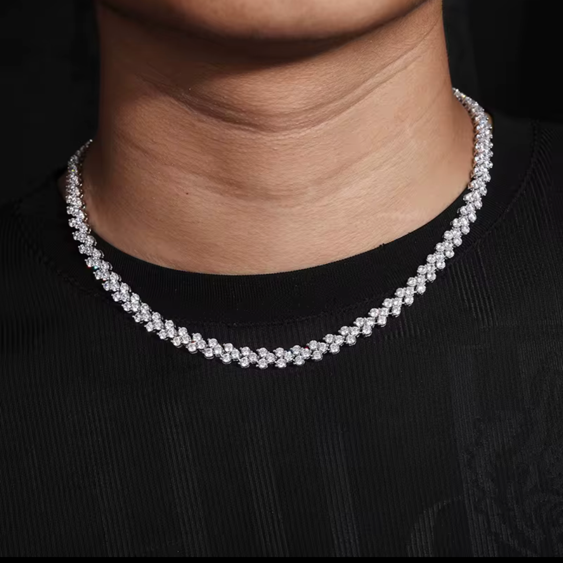 6mm Moissanite Tennis Link