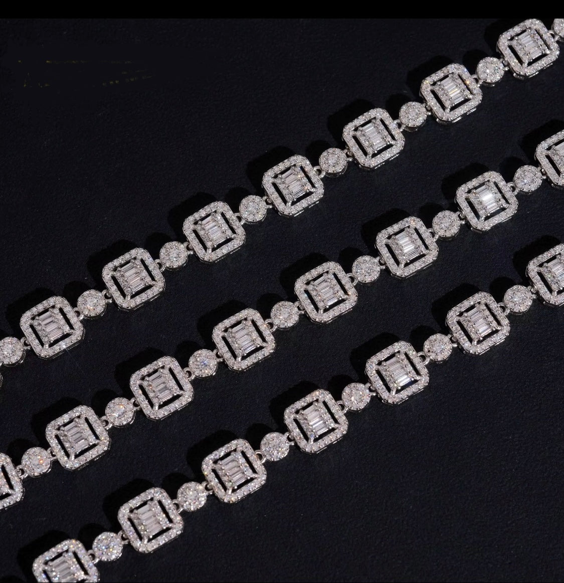 9.5mm Moissanite Imperial Ice lInk