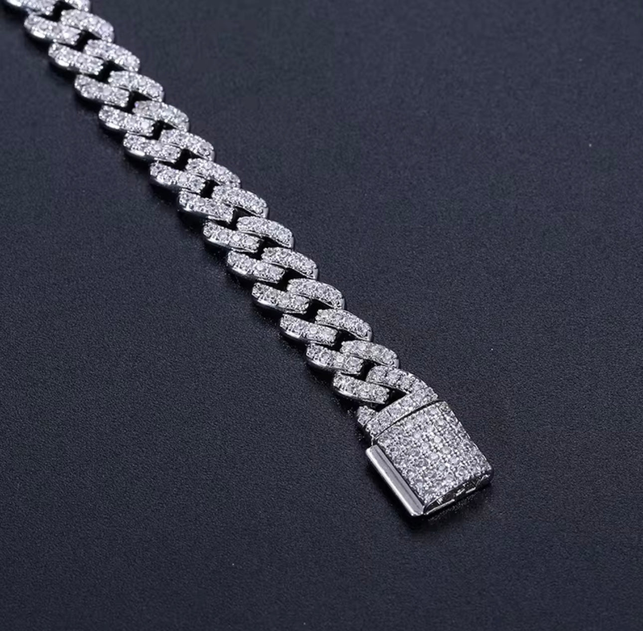 6mm S925 Silver Miami cuban link Bracelet
