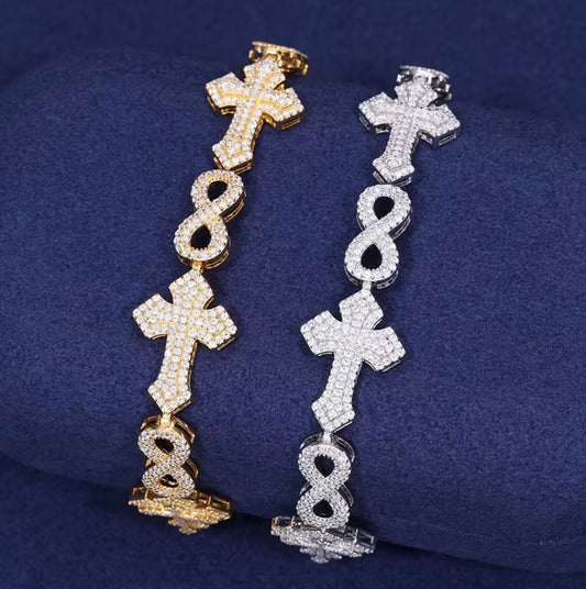 S925 VVS D Color Moissanite Bracelet [ gold not available ]