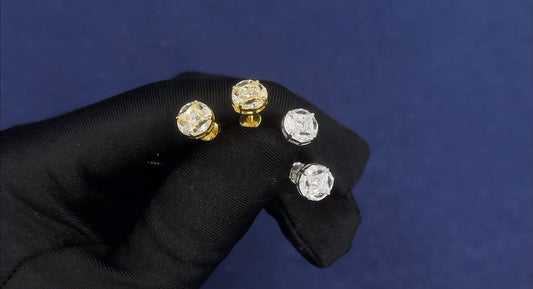 5mm S925 VVS1 Moissanite Marquis Cut Earrings